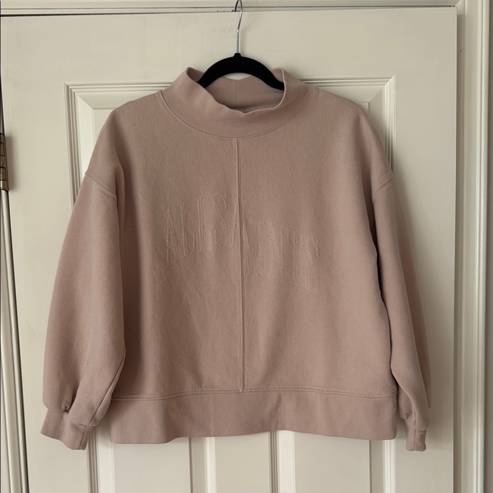 ALLSAINTS Nevarra Mock Neck Sweatshirt - Picture 6 of 13
